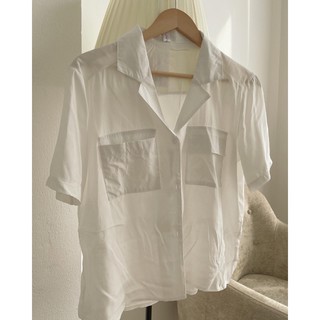 áo tơ cổ vest 2 túi 568
