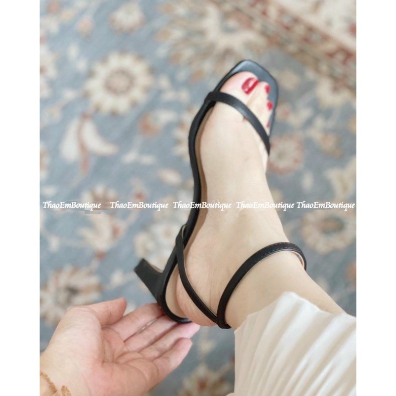 [Xuất Dư] Giày cao gót nữ 5p - sandal công sở 5cm đẹp ( Đen/Trắng/Nude ) mã M1