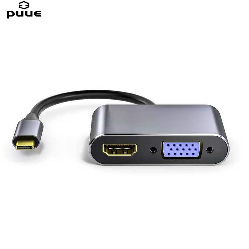 Bộ Chia Cổng Type C Sang Hdmi Vga Pd Usb 3.0