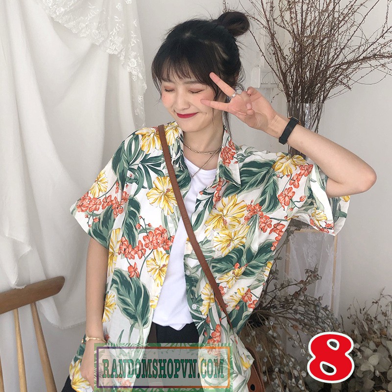 Áo sơ mi hawaii đi biển chất đũi tơ mát mẻ [Giá lẻ = giá sỉ] | BigBuy360 - bigbuy360.vn