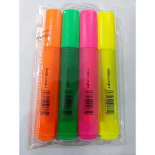 Set 4 cây bút dạ quang (4 màu)