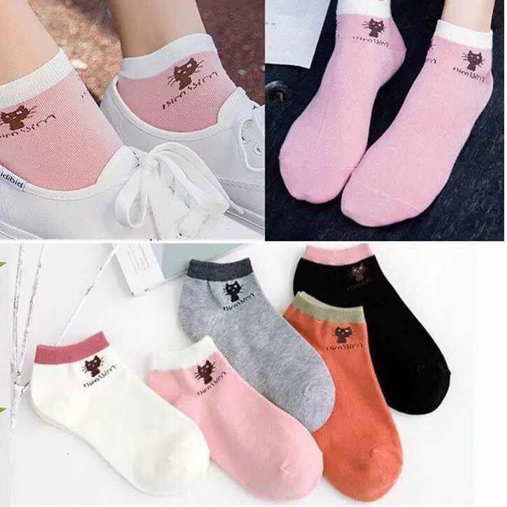 TẤT GẤU 1 ĐÔI CỔ NGẮN MÀU NGẪU NHIÊN AF5