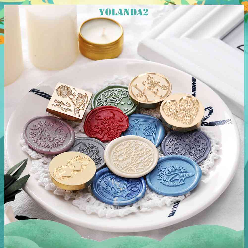 Con Dấu In Sáp Niêm Phong Thiệp Cưới Phong Cách Retro