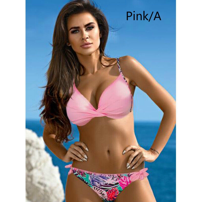 Đồ bơi nâng ngực nữ 2 mảnh Bikini in họa tiết gợi cảm