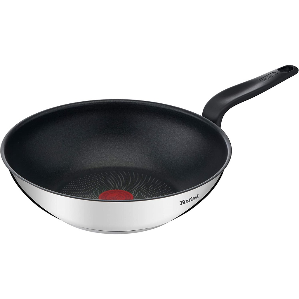 Chảo xào sâu lồng inox 28cm chống dính đế từ Tefal Primary E3091904 - Hàng chính hãng