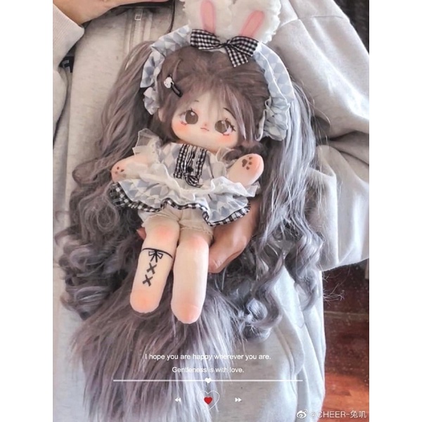 Bộ khung xương đầu nhọn tạo dáng cho búp bê 20cm/ Identity v
