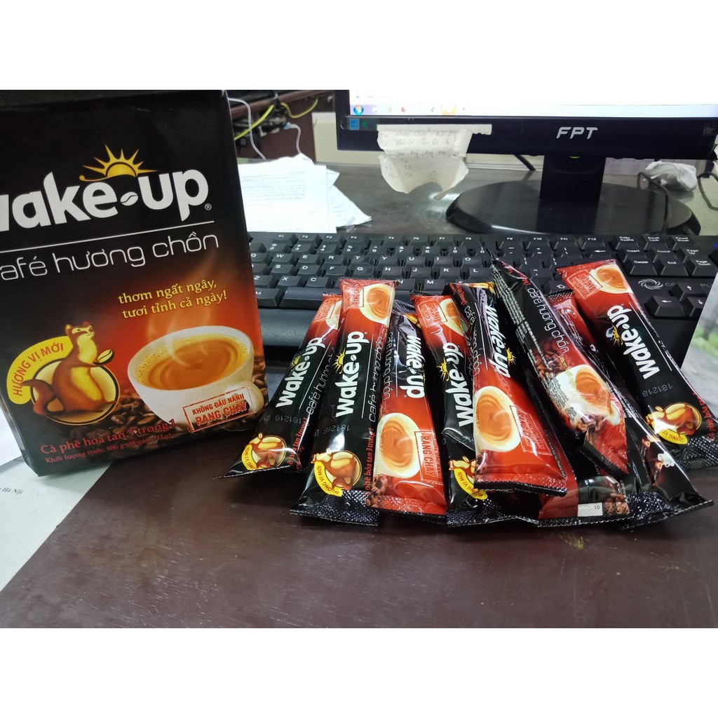 Cà phê Wake up hương chồn 18 gói x 17g date mới nhất | BigBuy360 - bigbuy360.vn
