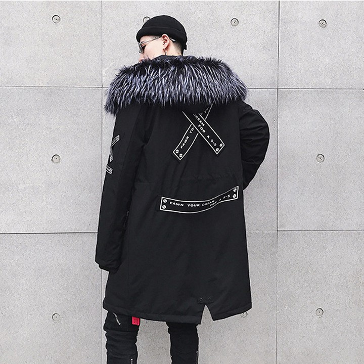 Áo khoác phao AP30, áo khoác dáng dài phong cách Streetwear Hàn Quốc độc đáo Hotrend
