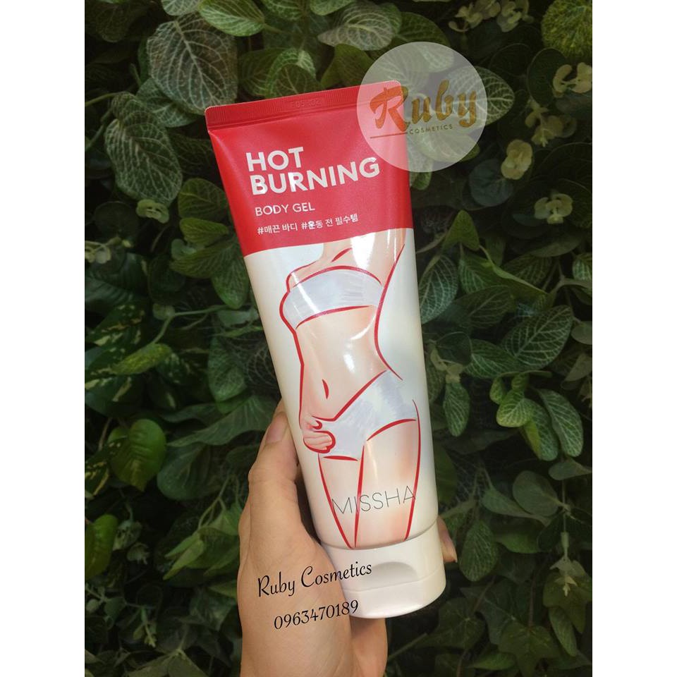 Gel Tan Mỡ Missha Hot Burning Body Gel (Tuýp 200ml)