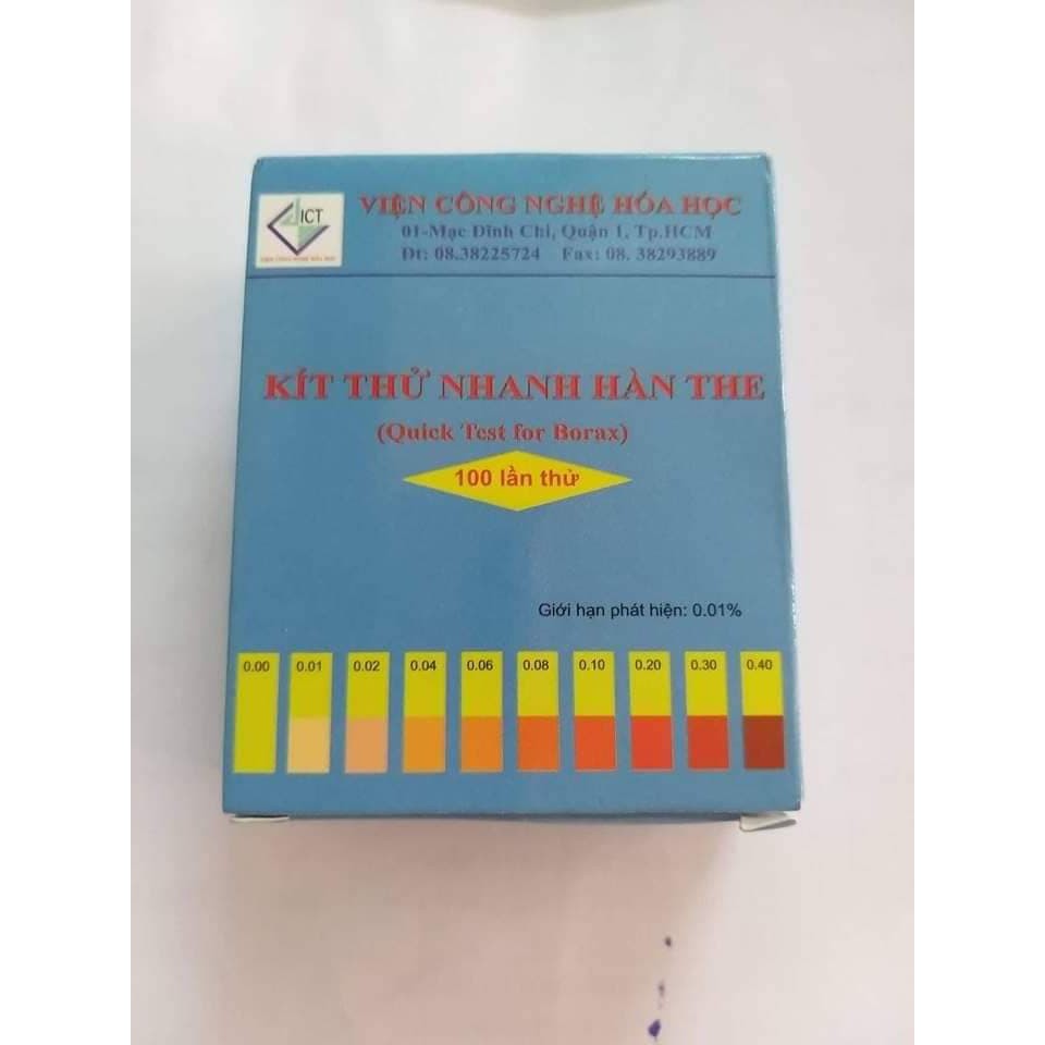 Bộ Kít Thử Hàn The