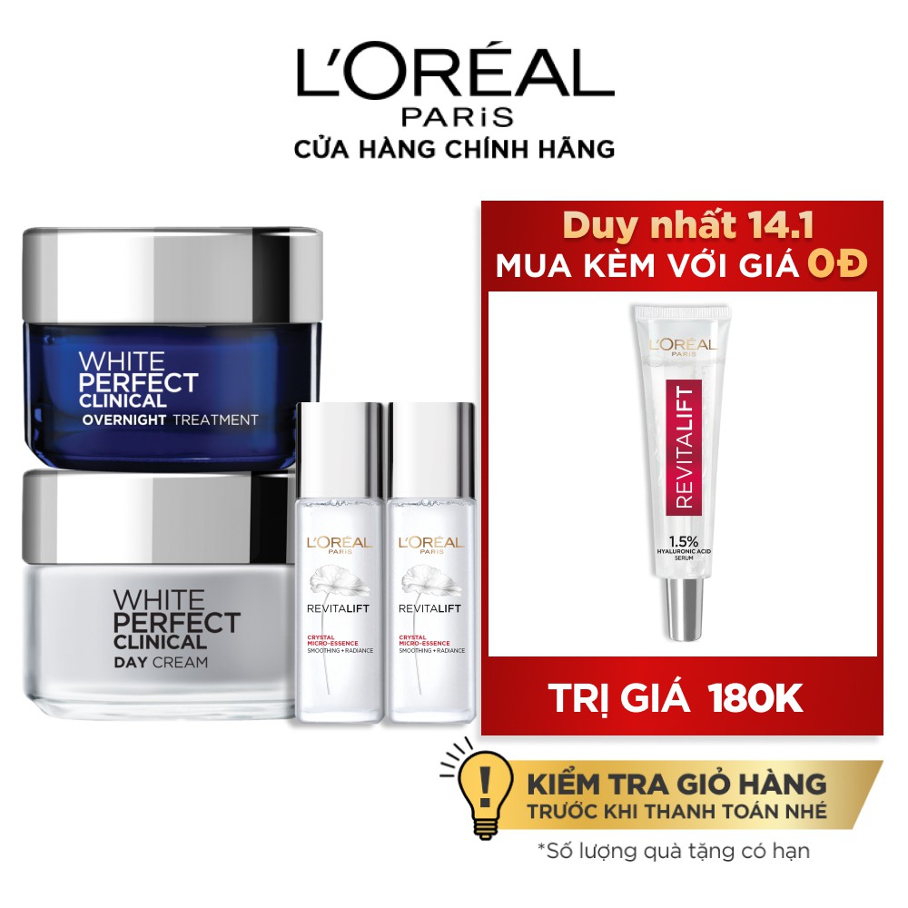[Mã FMCGMALL giảm 8% đơn 250K] Bộ dưỡng chất giảm thâm nám chuyên sâu L'Oreal Paris