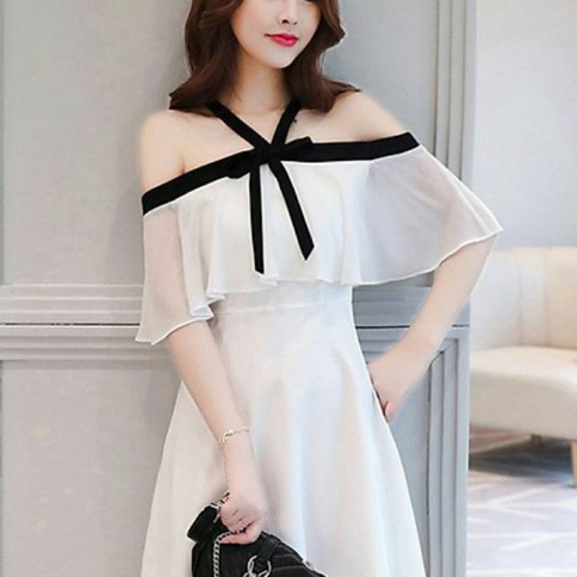 đầm trễ vai