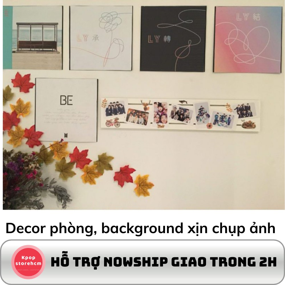Bìa cứng Album BTS trang trí phòng ngủ góc học tập