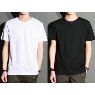 Áo thun trơn nam nữ cổ tròn, áo phông cộc tay 2 màu trắng đen vải cotton cao cấp - SP000513 - TVM STORE | BigBuy360 - bigbuy360.vn