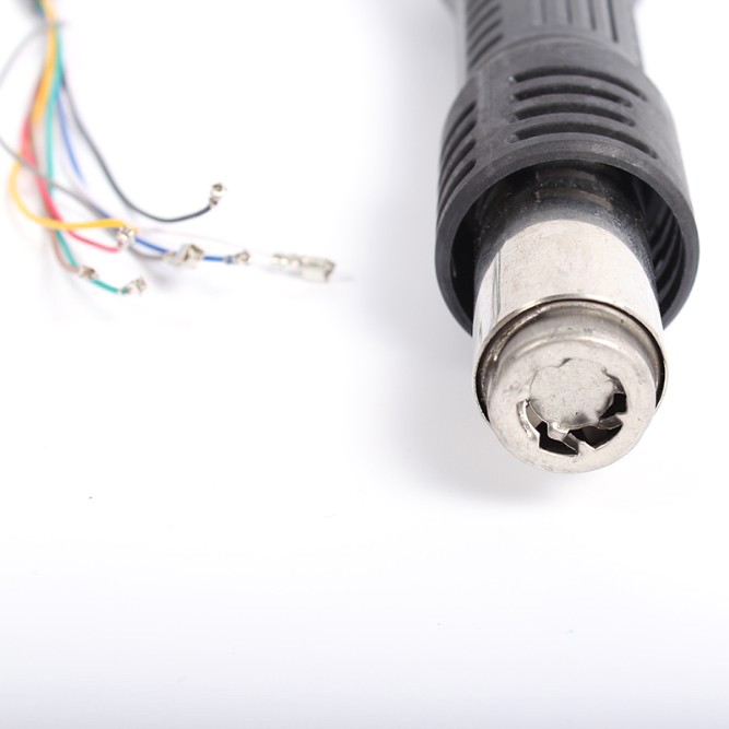 Súng Hàn Khí Nóng Cầm Tay 858 8858D 878A 878 Với 5 Đầu Hàn