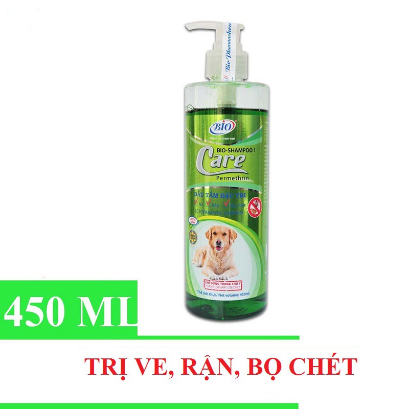 Dầu tắm Bio care- ve rận bọ chét cho chó