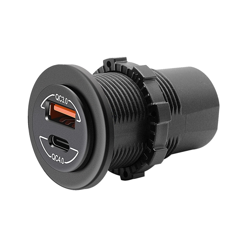 Ổ Cắm Sạc Nhanh Chống Nước IP65 60W Cho QC 4 0 PD Cho Điện Thoại / Máy Tính Bảng