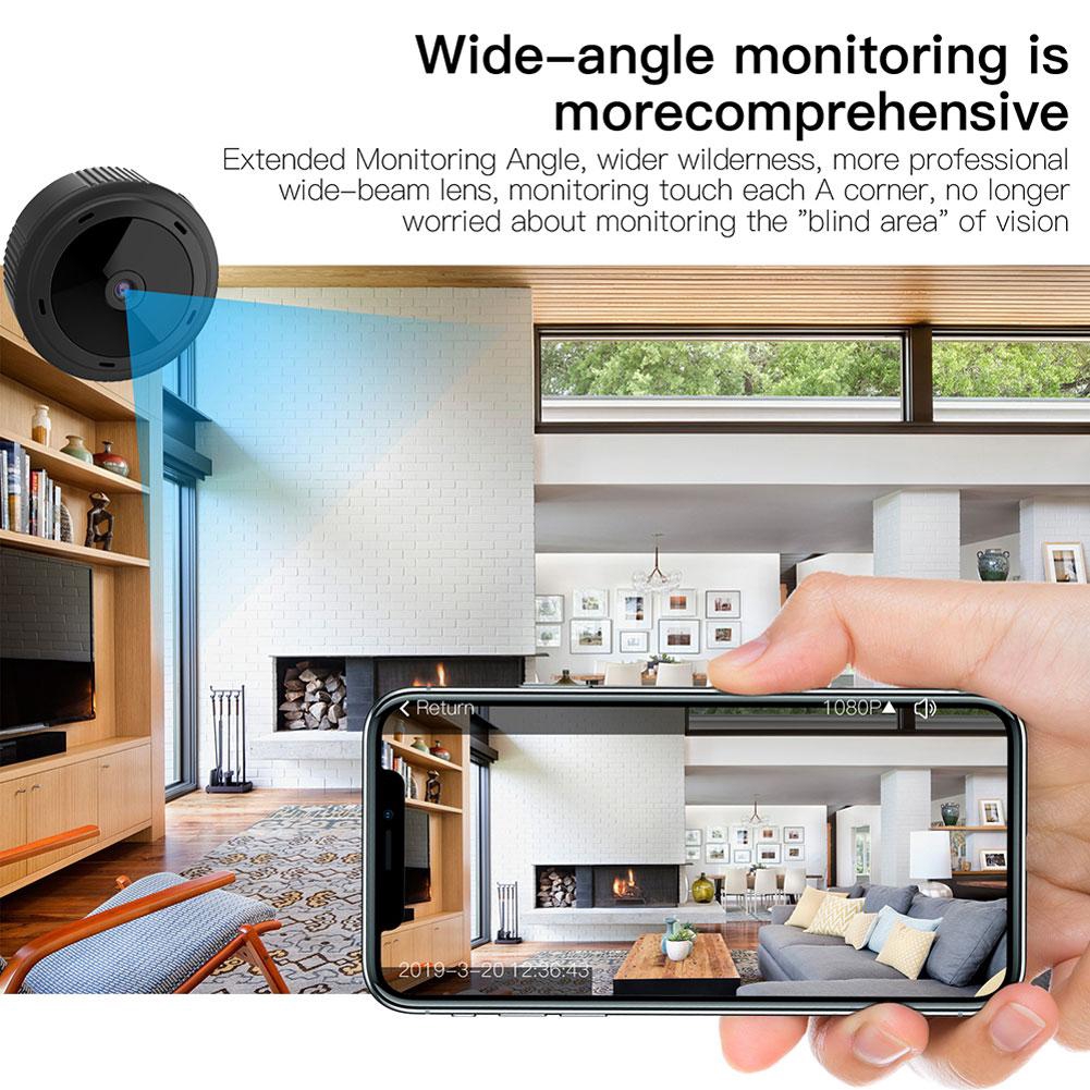 Camera Không Dây A9 - Camera Wifi Chống Trộm Điều Khiển Từ Xa Camera CCTV Phát hiện chuyển động Màn hình bé