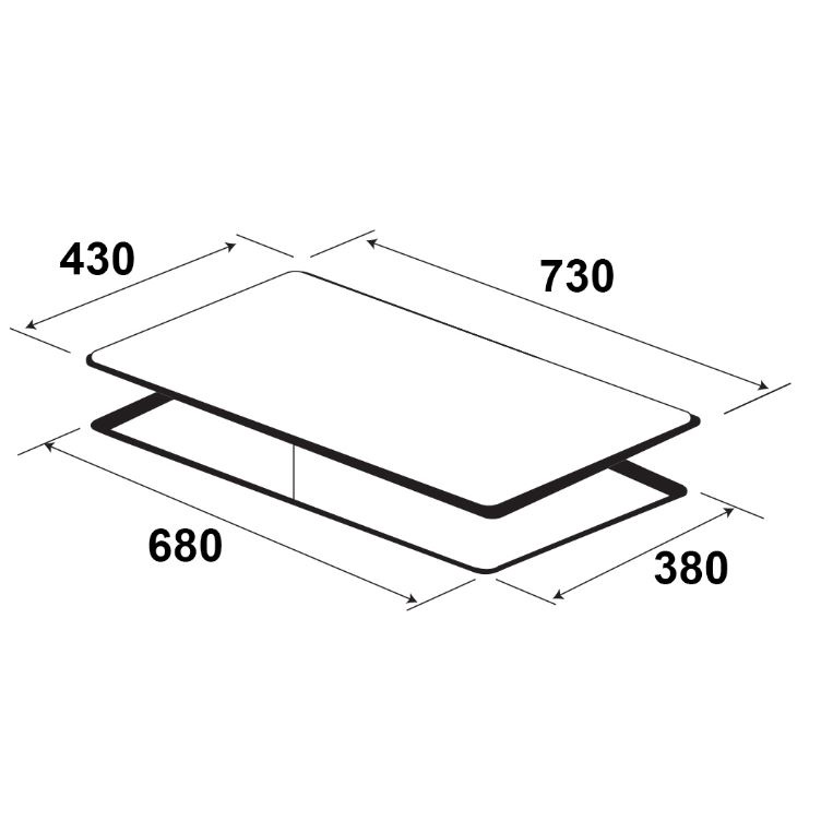 Bếp điện từ Kaff KF-FL68II - Hàng chính hãng
