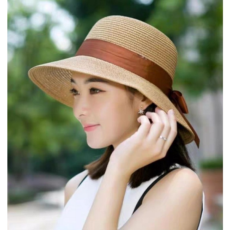 Nón rộng vành nữ  mũ đi biển đẹp thời trang Hàn Quốc