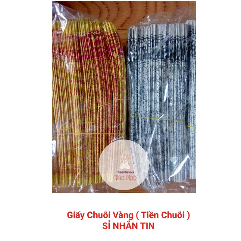 Xấp Chuỗi Vàng Ti ền Chuỗi  - Vàng Mã Giá Rẻ Sỉ Lẻ