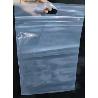 Túi zip đục lỗ xoài có quai xách