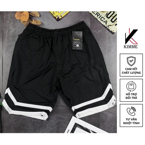 Quần short nam thun chữ V,Ngố lửng nam mặc nhà chất mát KIMME