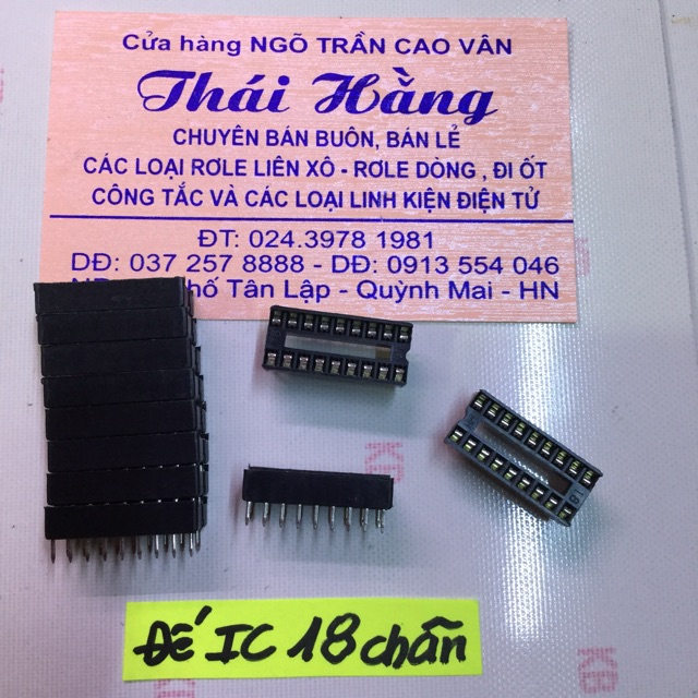 Đế ic 18p-18 chân giá cho 20 chiếc