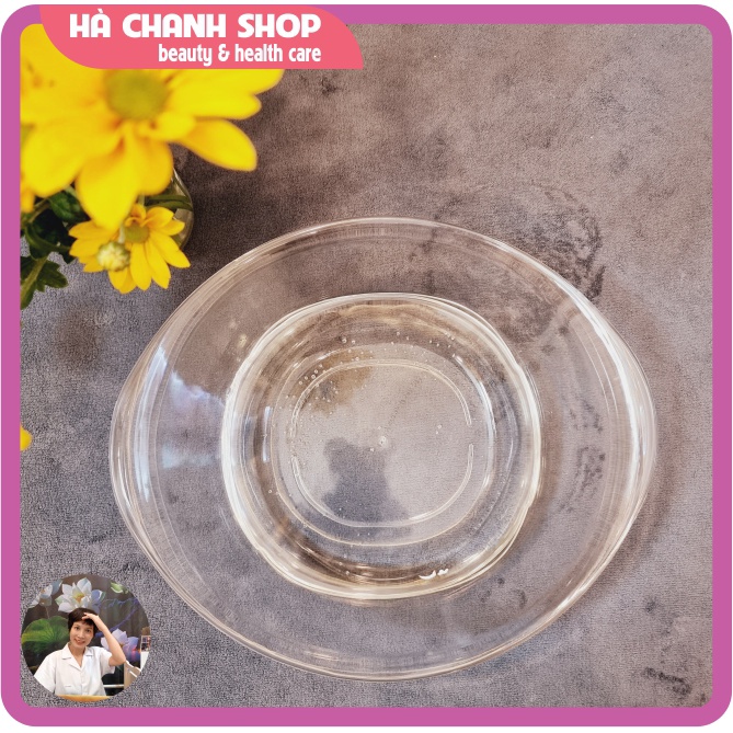 Bát Rửa Mặt Spa Bát Đựng Nước Chậu Rửa Mặt Phong Cách Hàn Quốc Bằng Nhựa Mica Trong Suốt Dày Dặn Đáy Sâu