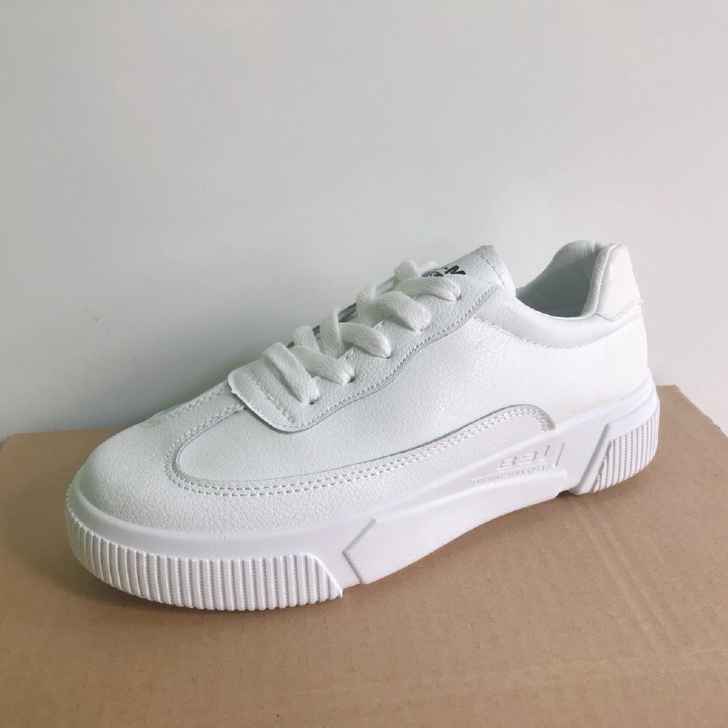 Giày thể thao, giày sneaker nữ Mẫu 30 - Giày sneaker nữ Da tổng hợp dày hàng chuẩn đẹp Mẫu 30