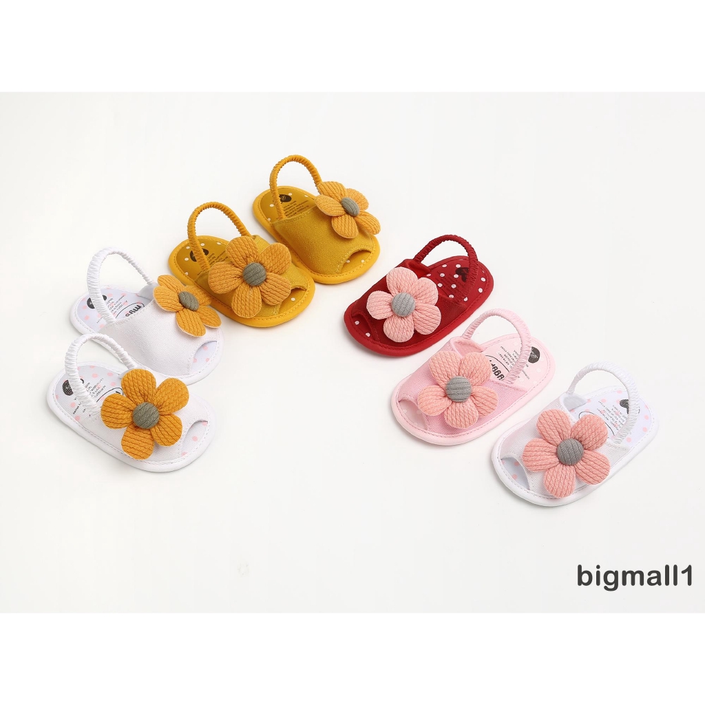 Giày sandal siêu nhẹ và thoải mái với họa tiết hoa hướng dương dùng cho bé gái