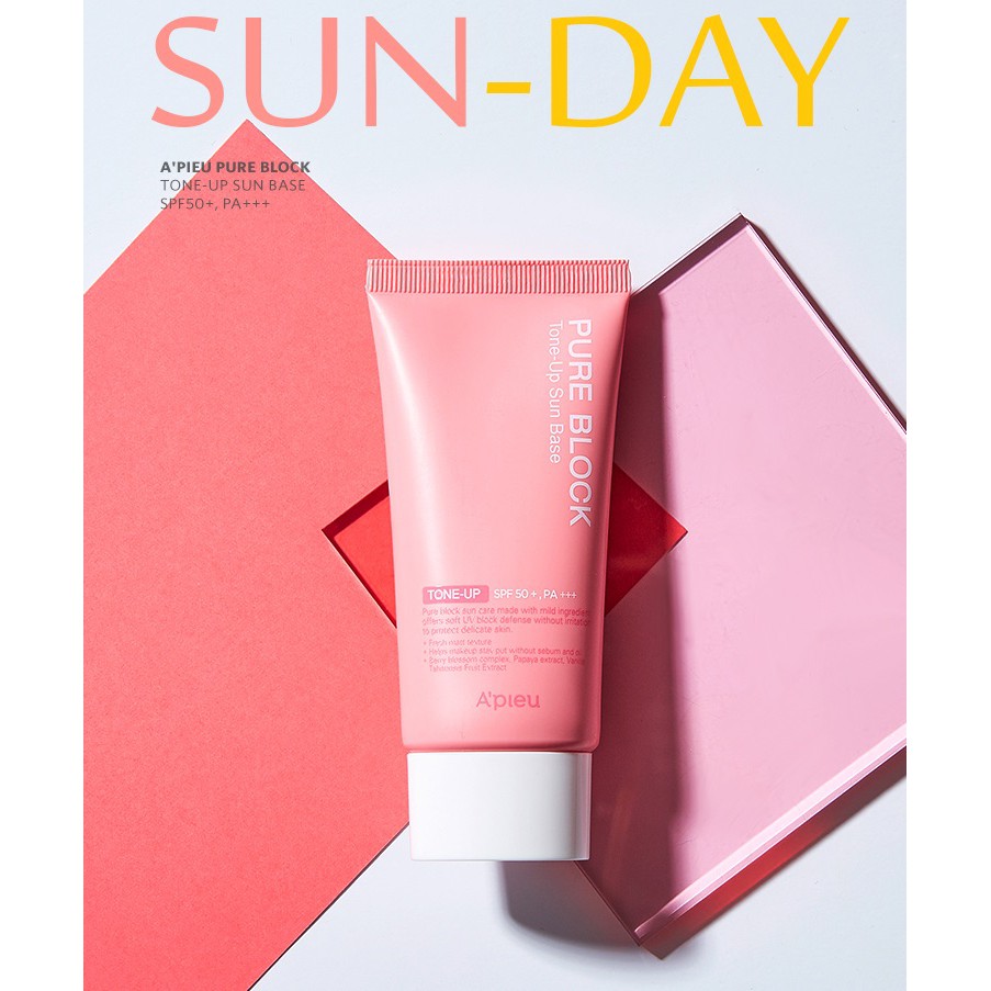 Pure Block Tone Up Sun Base
