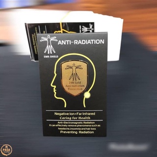 Chip Ngăn Bức Xạ Điện Từ ANTI-RADIATION 24K Gold Hàn Quốc, Miếng Dán Ngăn Tác Hại Của Bức Xạ Đối Với Con Người