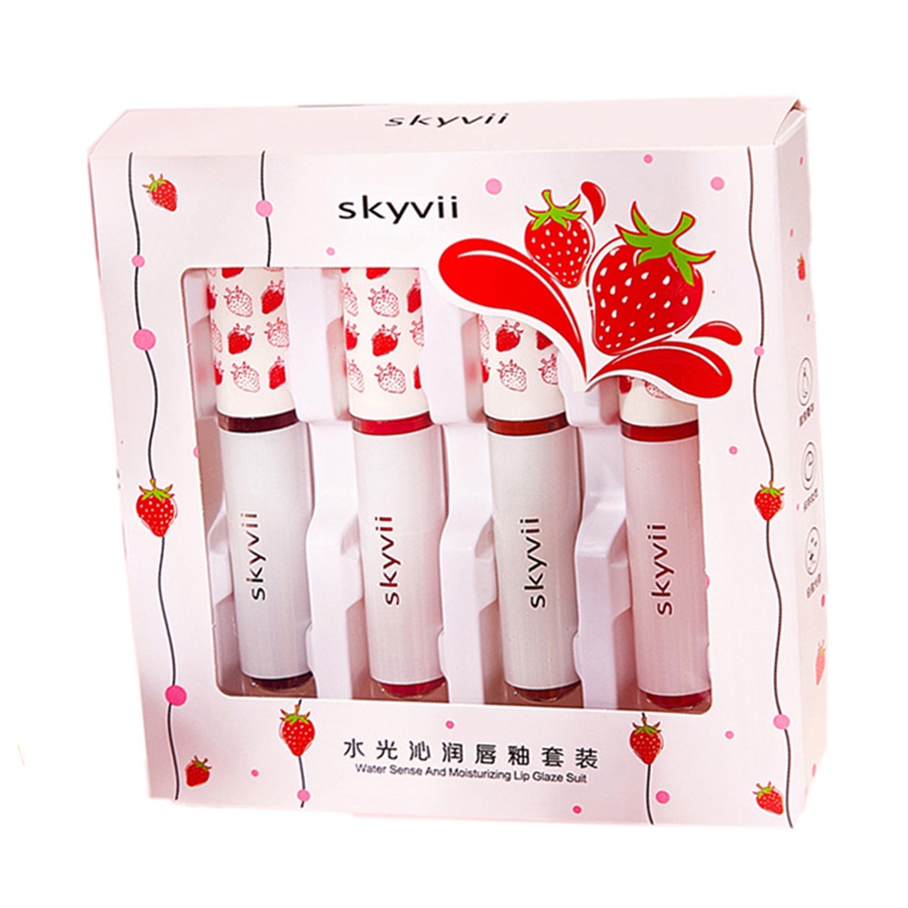 Son Môi Dưỡng Ẩm Lâu Trôi Màu Nhung Lì Hình Quả Dâu Tây JP5