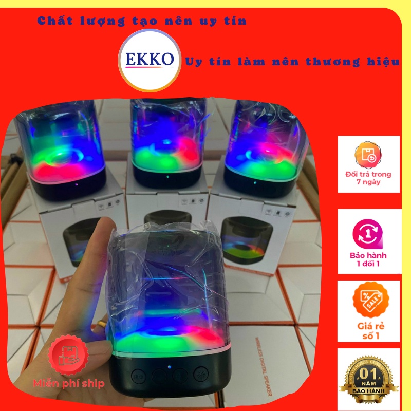 Loa Bluetooth Mini, Đèn Led Đổi Màu E-3052 . Âm Thanh Siêu Đỉnh, Bảo Hành 12 Tháng, Lỗi 1 Đỏi 1