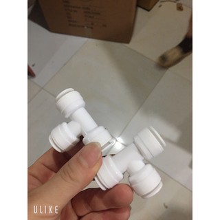 2 cút nối nhanh 3 đầu nhấn phi 10