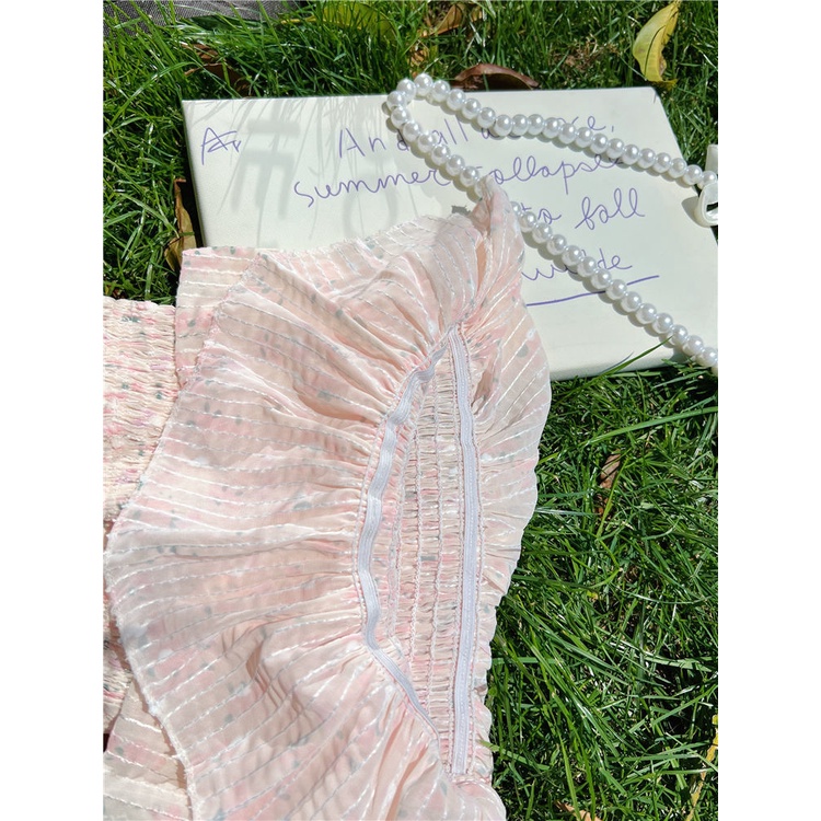 Áo Hai Dây Dáng Ngắn Ôm In Họa Tiết Hoa Thời Trang Cho Nữ