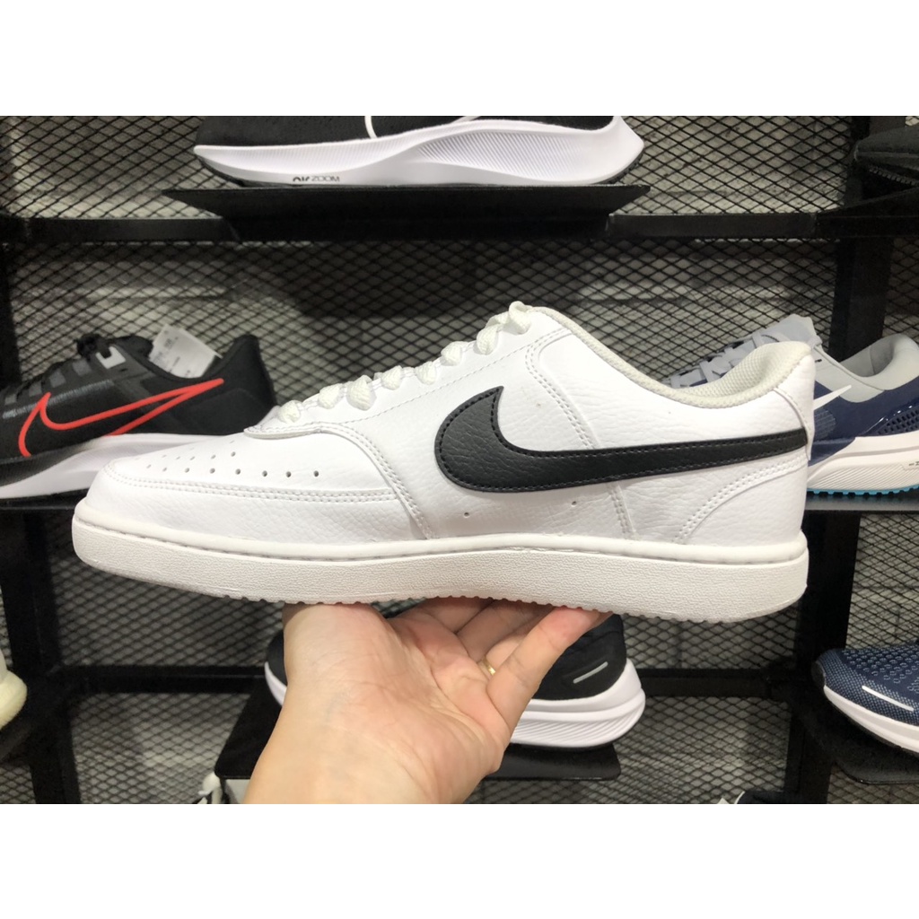 Giày thể thao nam, sneaker nam, NIke Court Vision Low- màu trắng đen, DH2987-101, Hàng Chính Hãng, SCGxsneaker