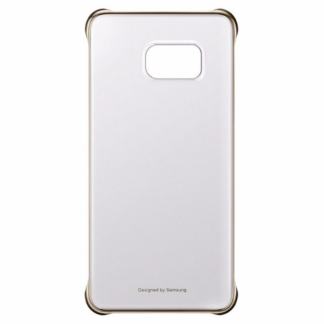 Ốp lưng Clear cover cho Galaxy S6 Edge viền mạ crow