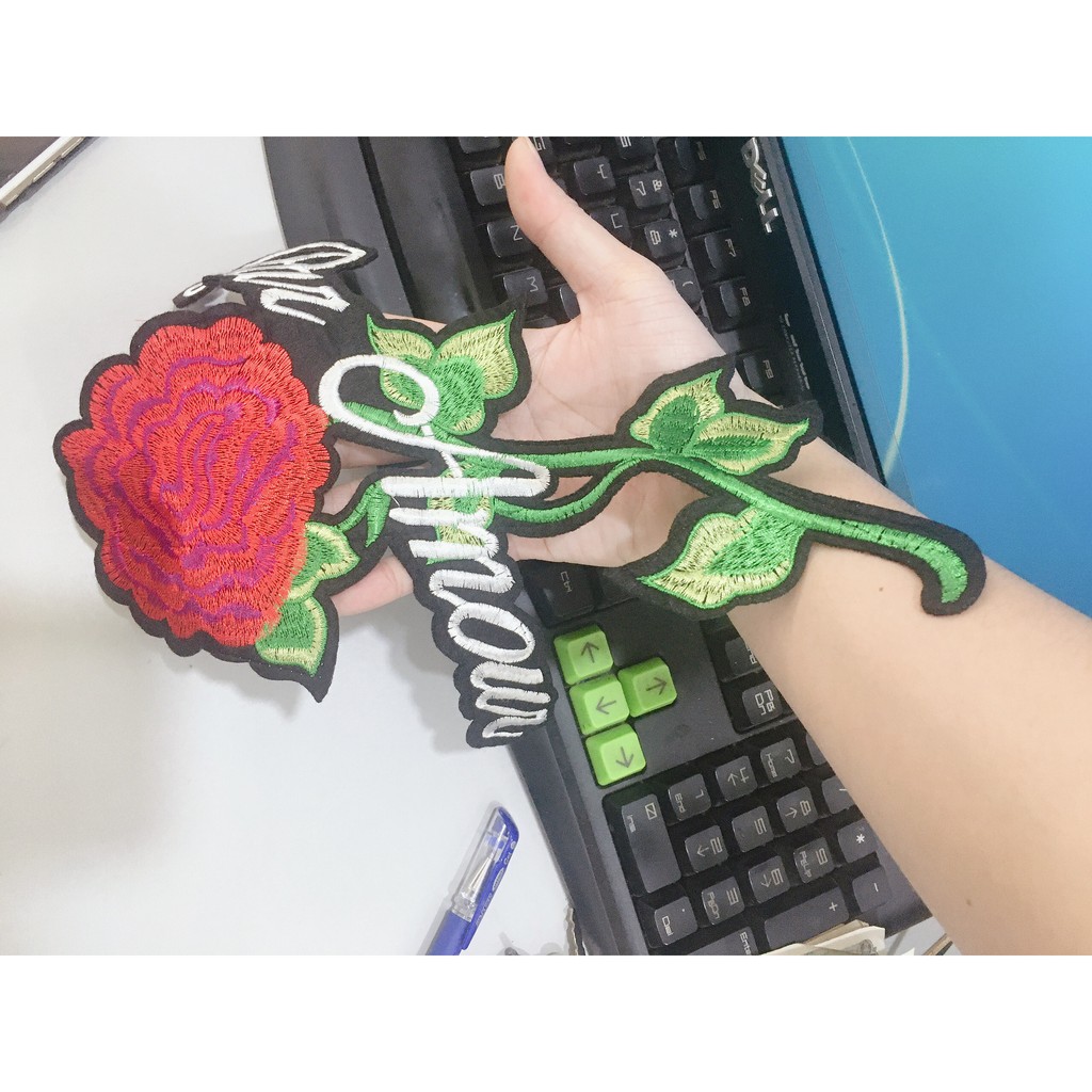 HOA THÊU HOA HỒNG NỔI 3D MAY LÊN ÁO DÀI, ÁO DÀI CÁCH TÂN CAO CẤP