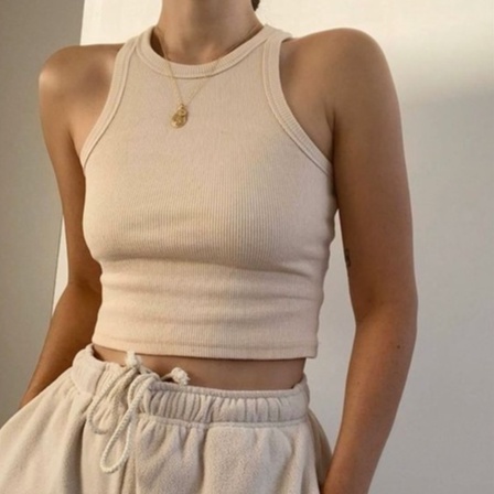 Áo basic tanktop bó thun gân