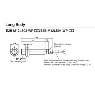 CẢM BIẾN OMRON E2B-M12LS04-WP-B1