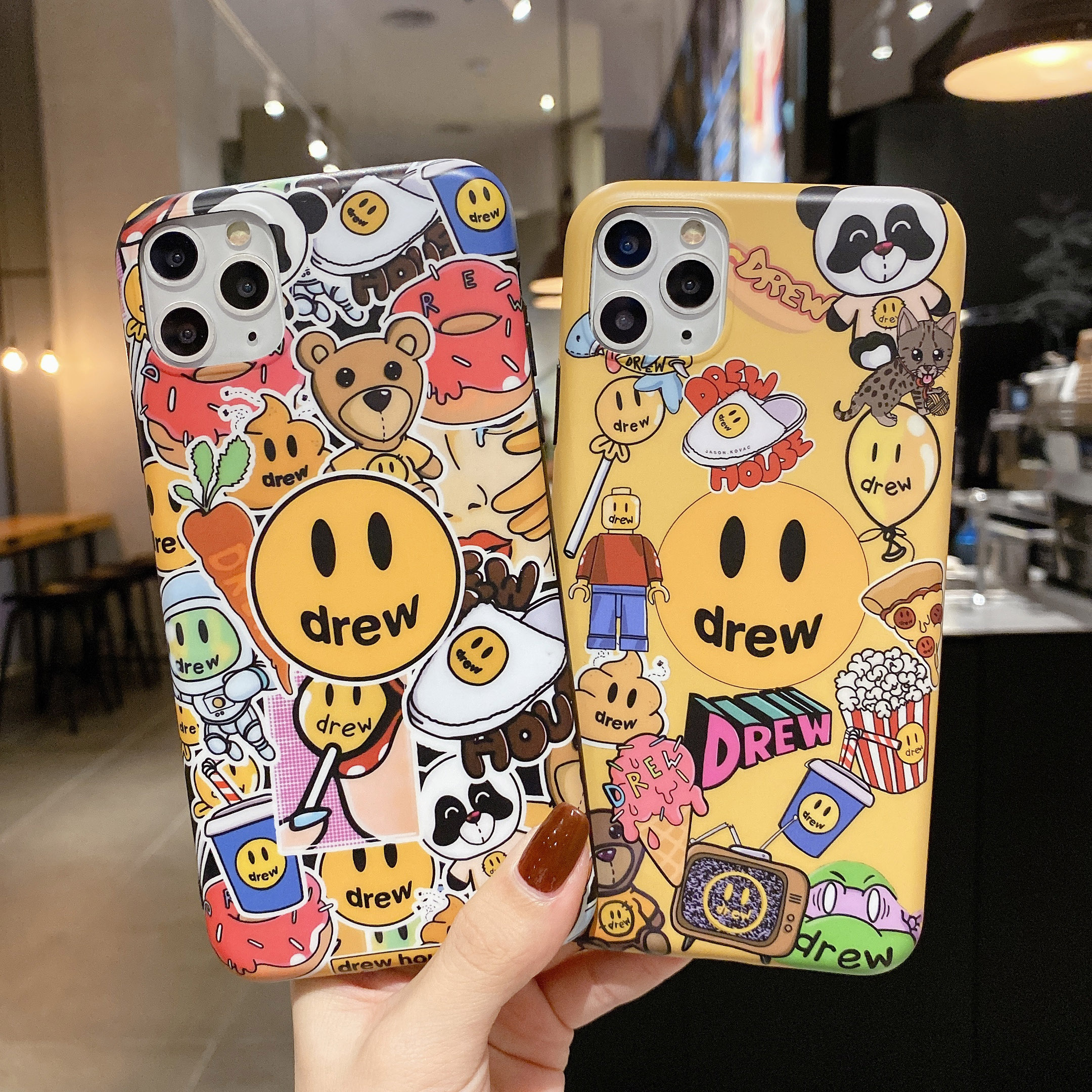 Ốp điện thoại silicon in hoạt hình cho iphone 12 12promax 11 11pro XR XS Max i7/8 6s plus SE 2020