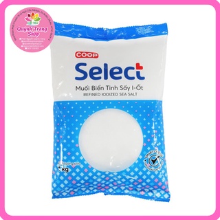 Muối biển tinh sấy Iốt Coop Select 1kg