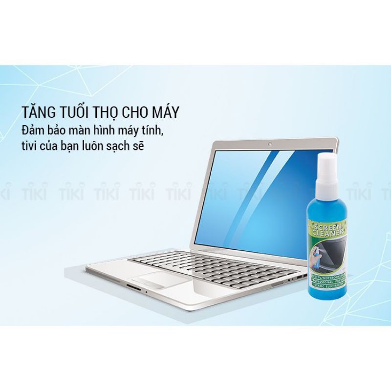 Bộ vệ sinh laptop, màn hình máy tính, bàn phím, màn hình điện thoại, tivi (4 món)