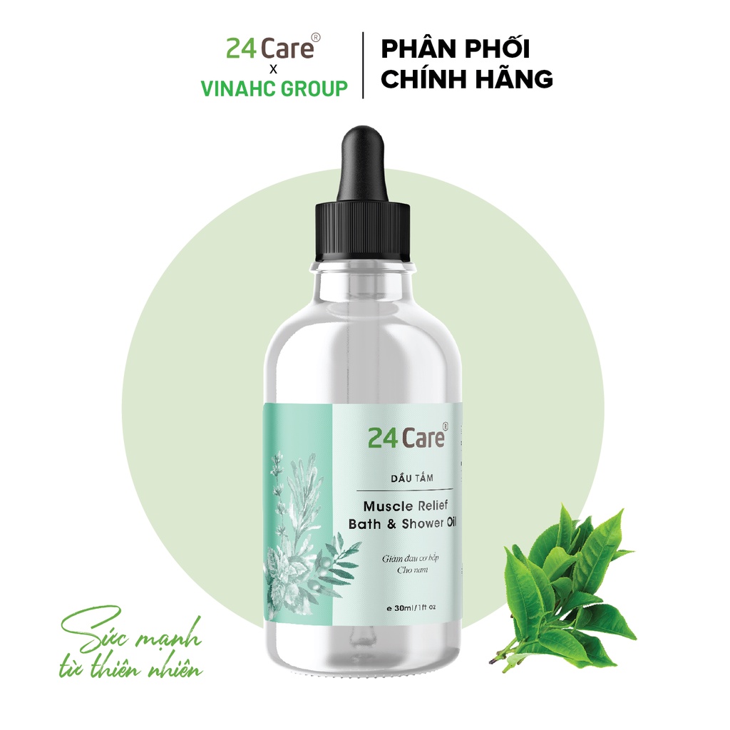 Dầu tắm dưỡng ẩm, nuôi dưỡng làn da khô 24Care - cho da khô 30ml