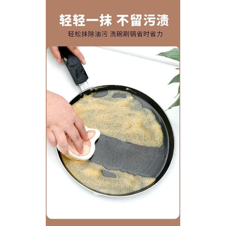 MIẾNG RỬA BÁT XỐP BỘT GỖ HÌNH THÚ