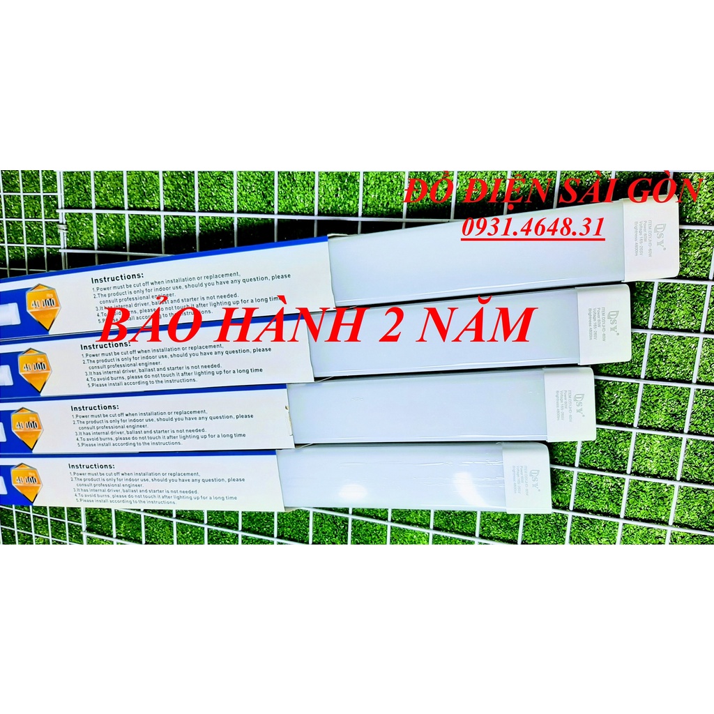 Bộ 2 Đèn LED Bán Nguyệt DSY 1m2 60W, 3 Hàng Led Cứng Cáp Siêu Sáng
