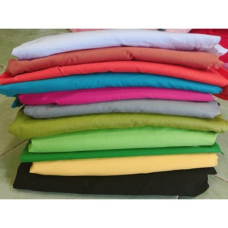 vải thô trơn đủ màu
