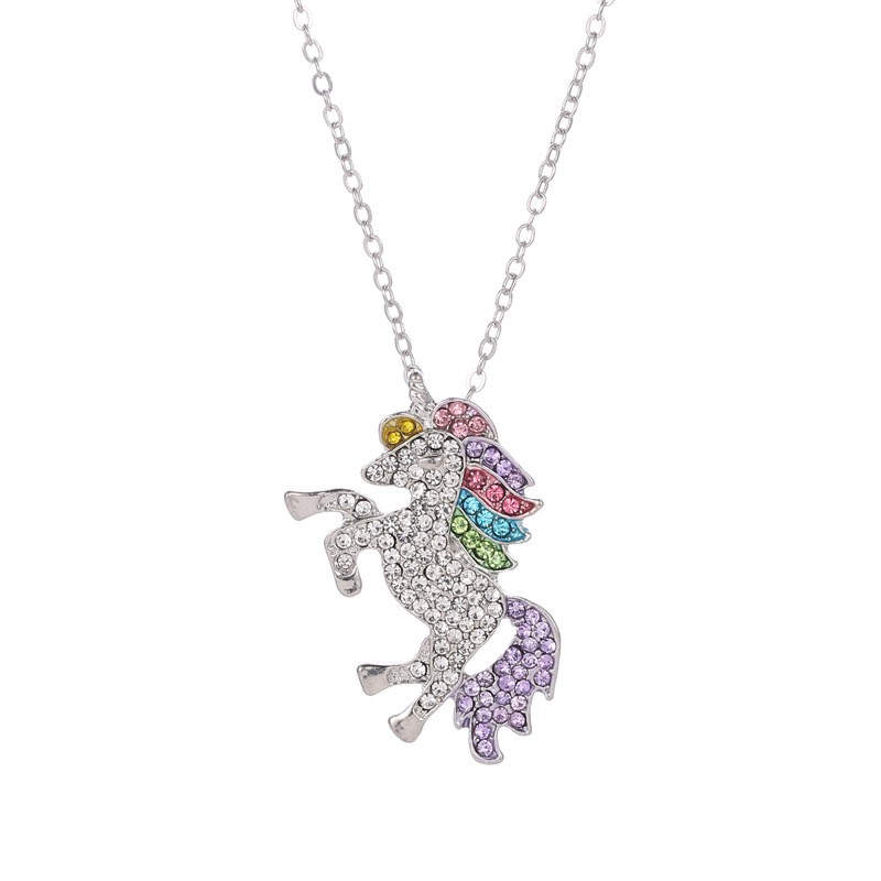 Beautiful Stone Unicorn Pendant